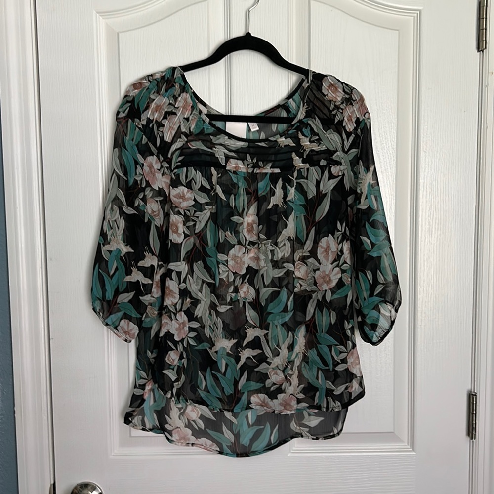 2 Sheer blouses